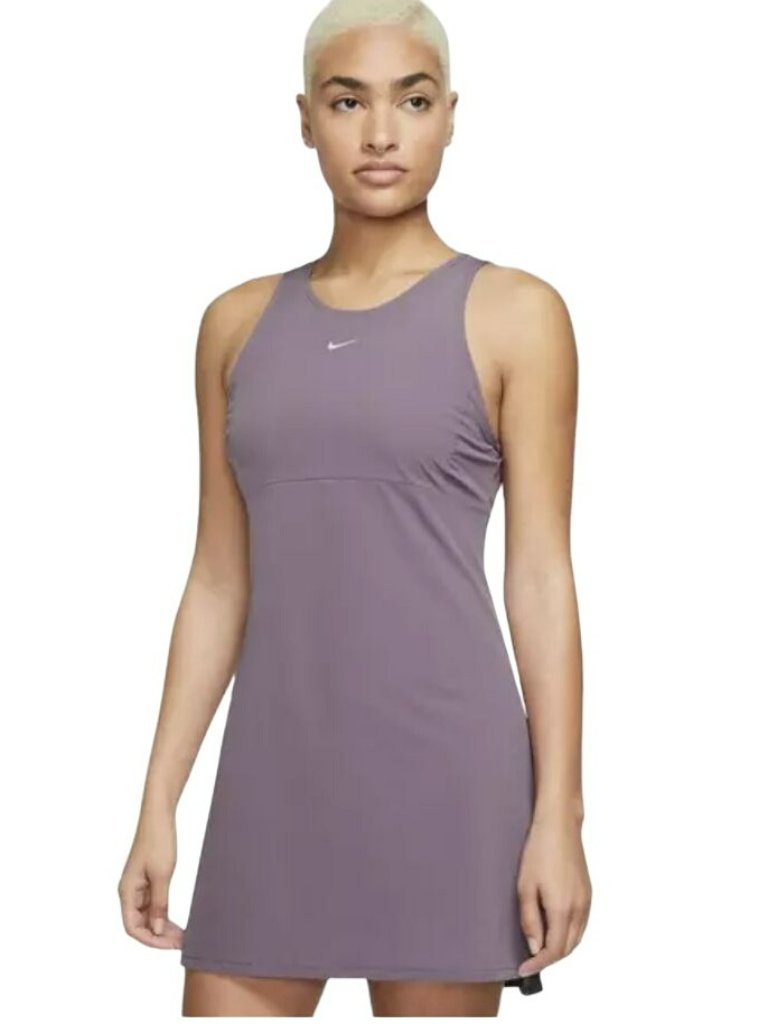 New Nike Dri Fit Bliss Lilac Purple Sports Dress Shorts Workout Sz Xl